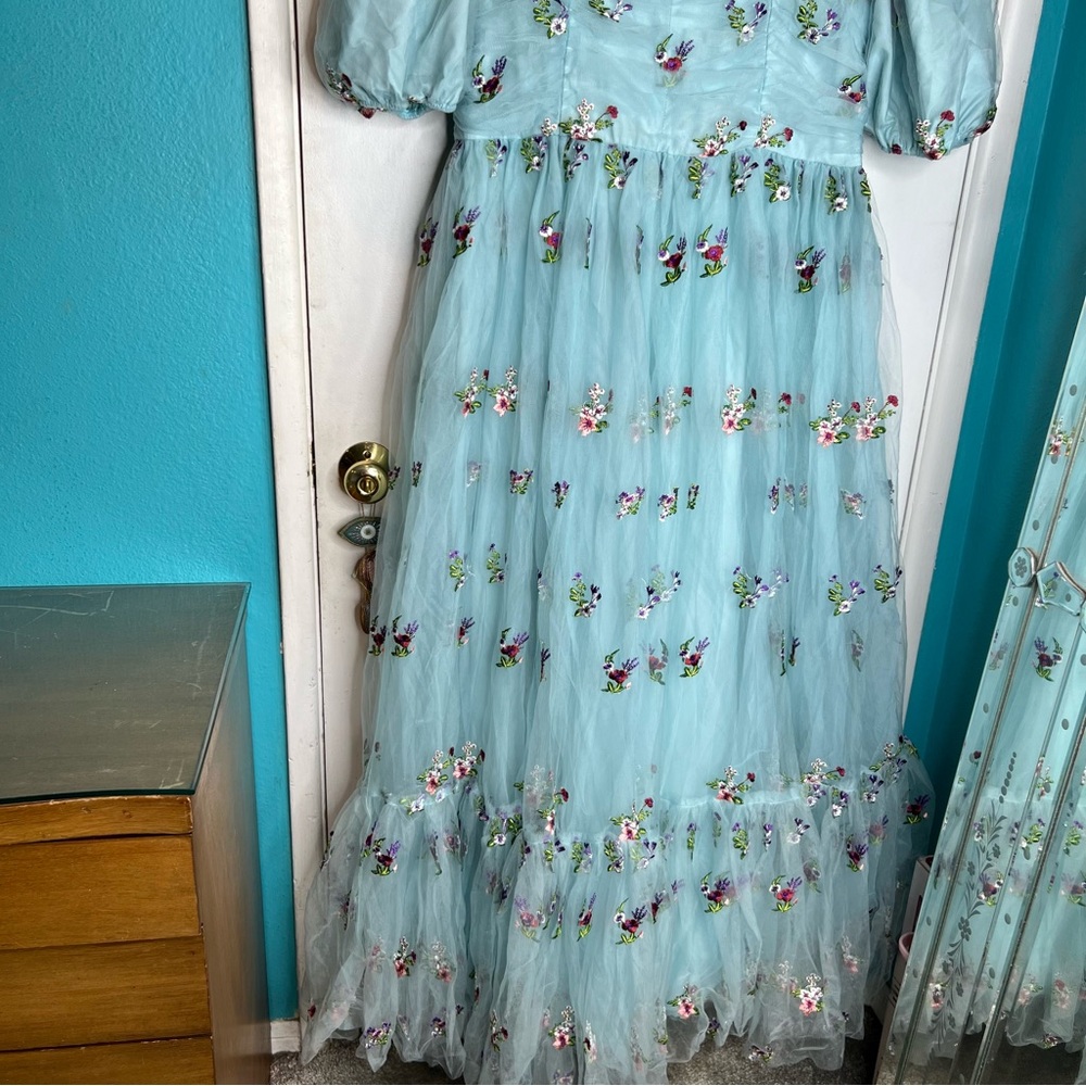 JESSAKAE Garden Fairy Dress pyper America cottagecore romantic embroidered - Picture 4 of 10